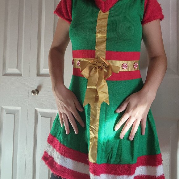 Holiday elf dress - Picture 5 of 8
